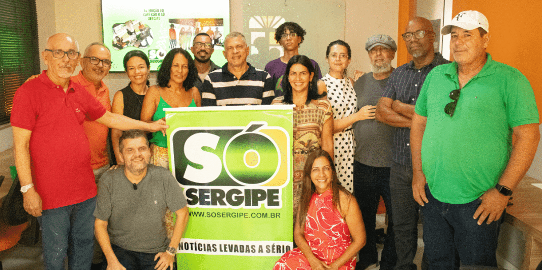 Equipe do So Sergipe Reunida na Spazio em sua 3a edicao do cafe com o so sergipe (1)